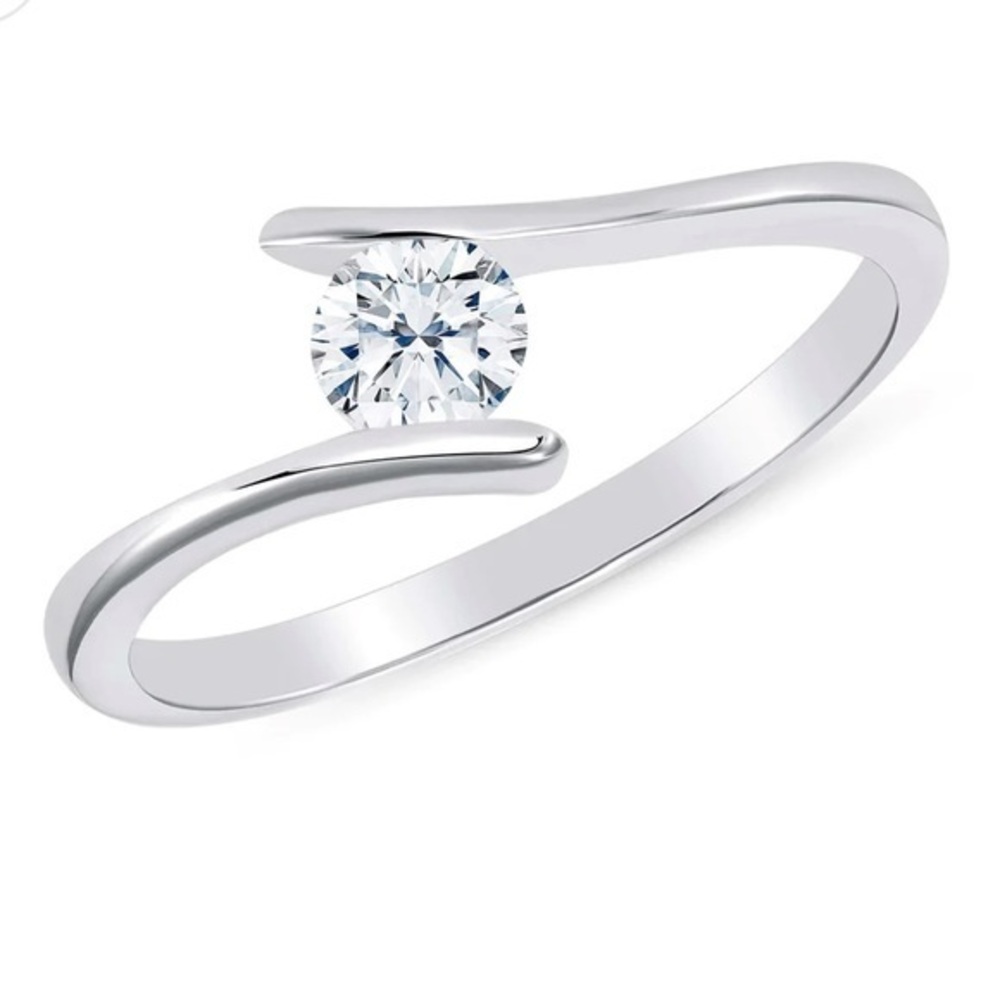 Dainty Sterling Silver promise Ring all sizes